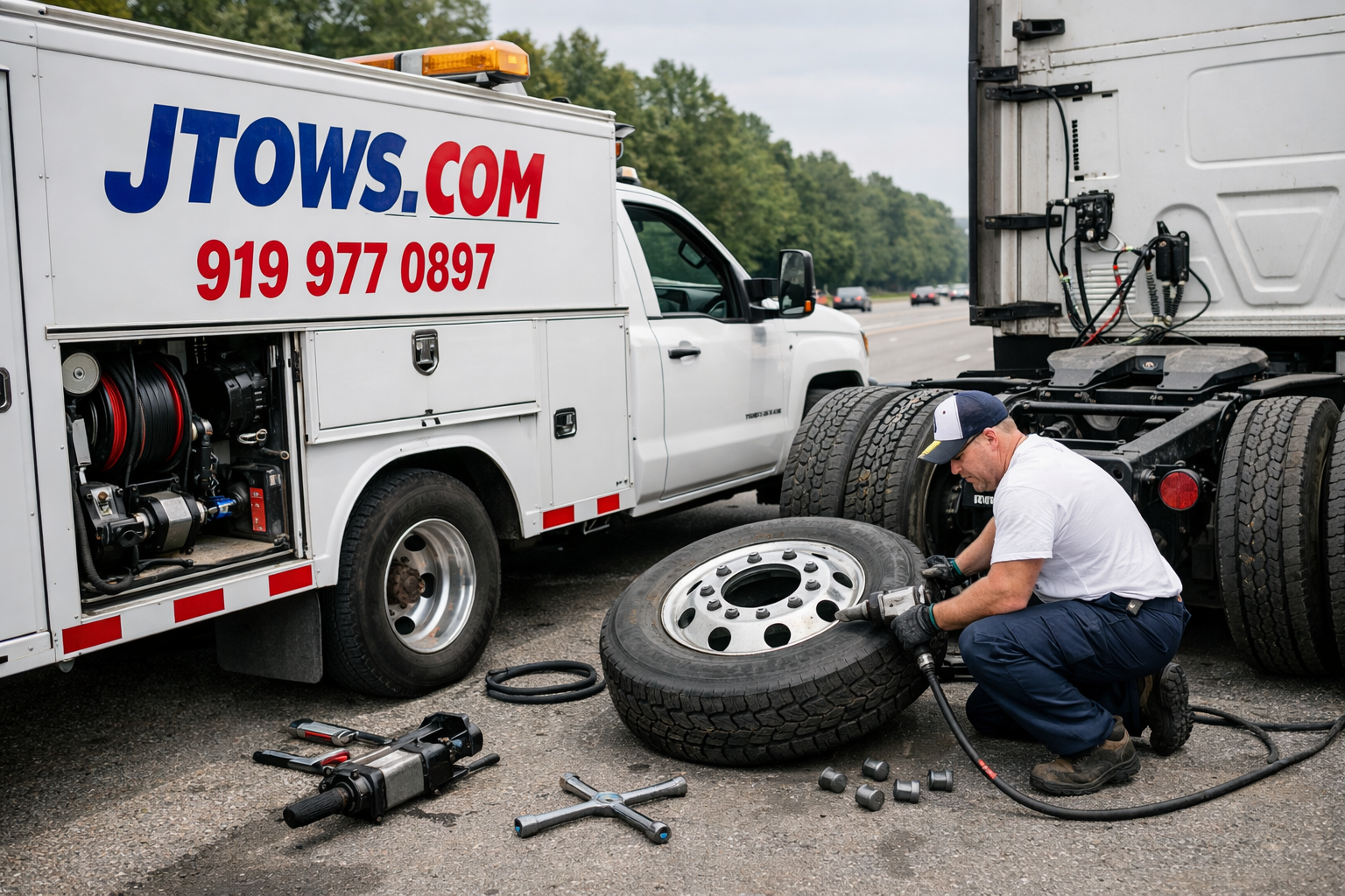 JTOWS tire change example