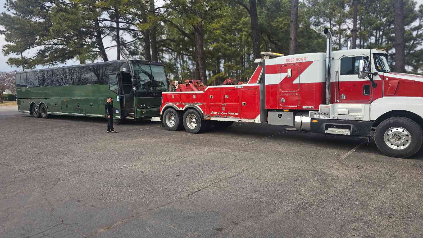 Big Shirley Tows Bus 1