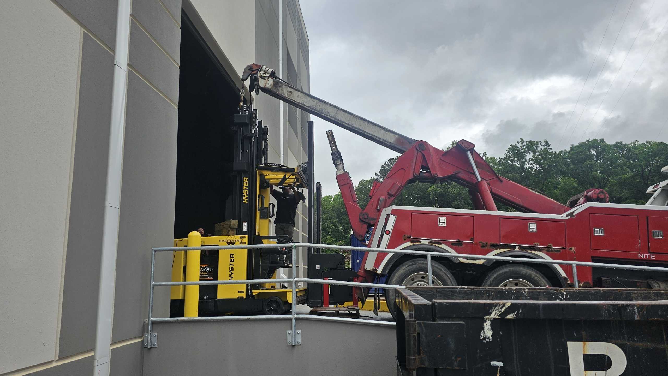 Big Bertha Forklift Move 5